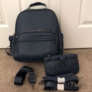 RAD/REV bag pack & wallet NAVY
